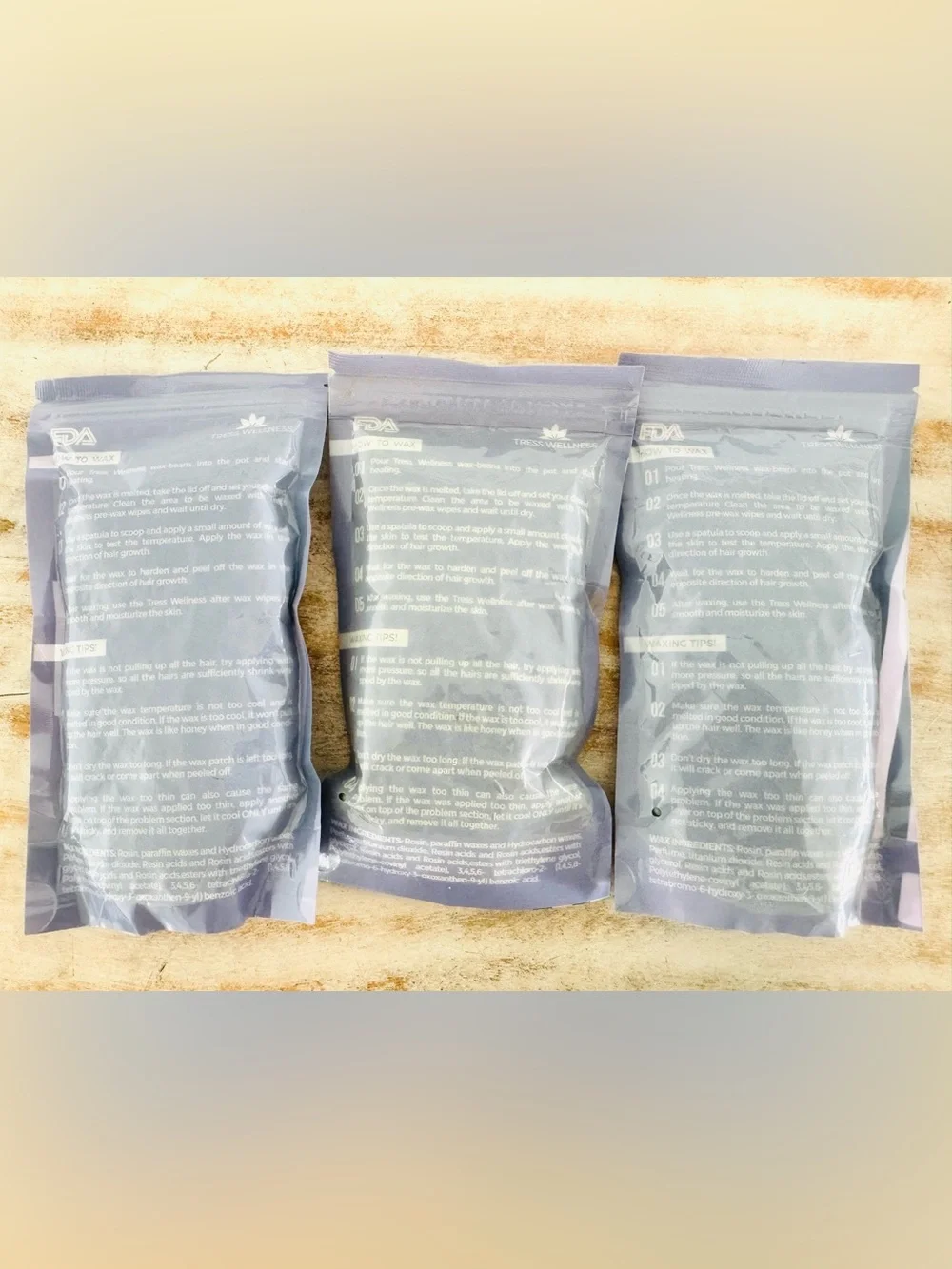 Lavender Peppermint and Eucalyptus Hard Wax Beans - Hair Removal Beans - NWT